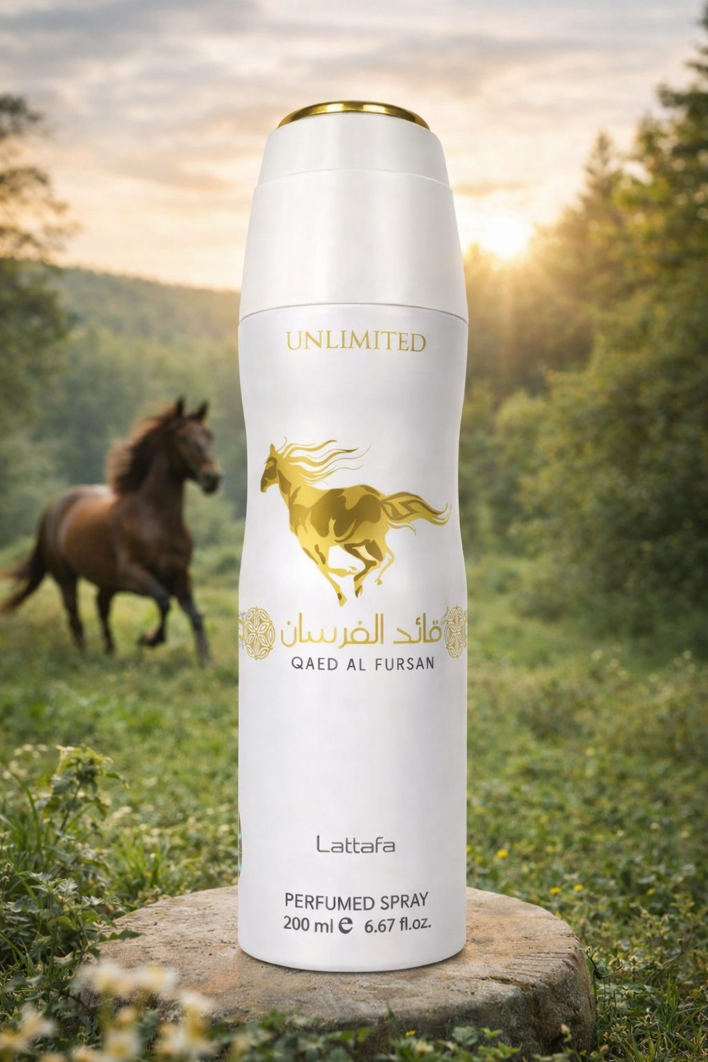 Qaed Al Fursan Unlimited – 200ML Body Spray - Image 2