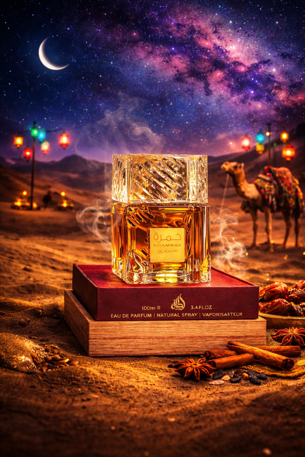 Khamrah Dukhan by Lattafa Perfume – Eau de Parfum (100ml) - Image 2